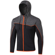 Men's Slim Running Hoodie - Blue Force Sports