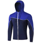 Men's Slim Running Hoodie - Blue Force Sports
