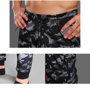 Men's Camouflage Printed Jogging Pants - Blue Force Sports