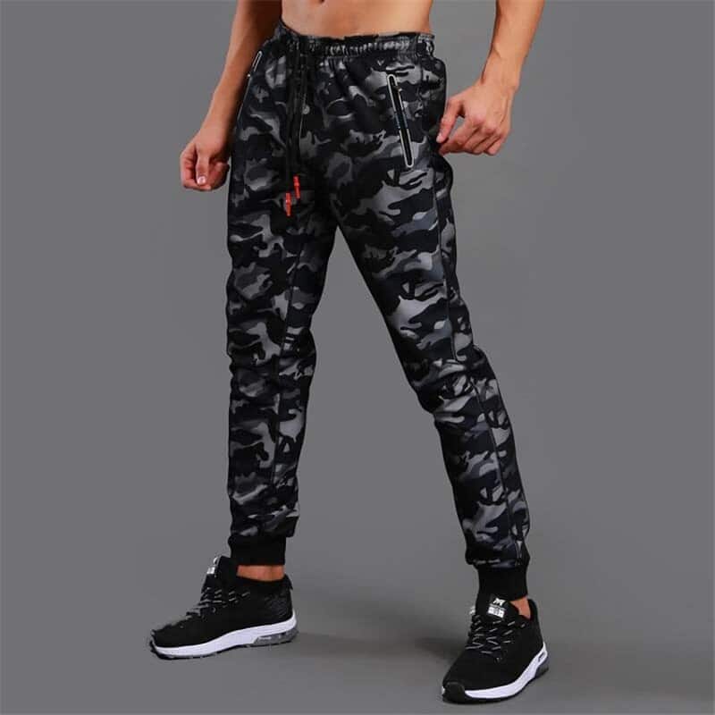 Men's Camouflage Printed Jogging Pants - Blue Force Sports