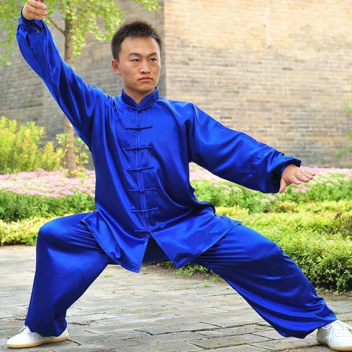 Elastic Tai Chi Clothes - Blue Force Sports