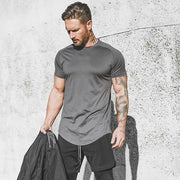 Men's Running O-Neck T-Shirt - Blue Force Sports