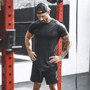Men's Running O-Neck T-Shirt - Blue Force Sports