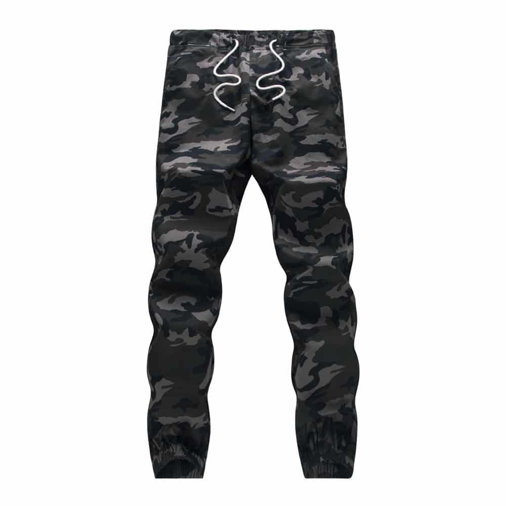Jogger Pants for Men with Camouflage Prints - Blue Force Sports