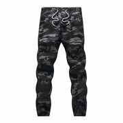 Jogger Pants for Men with Camouflage Prints - Blue Force Sports