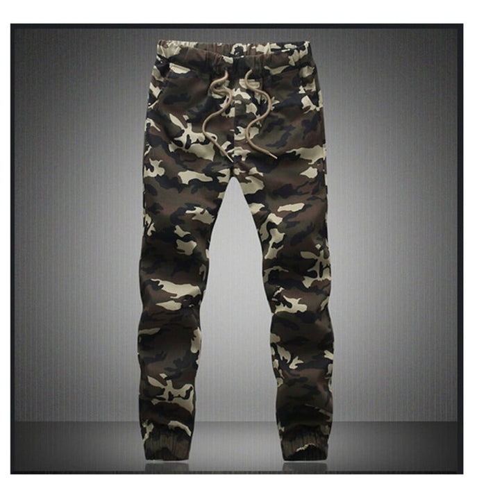 Jogger Pants for Men with Camouflage Prints - Blue Force Sports