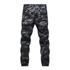 Jogger Pants for Men with Camouflage Prints - Blue Force Sports