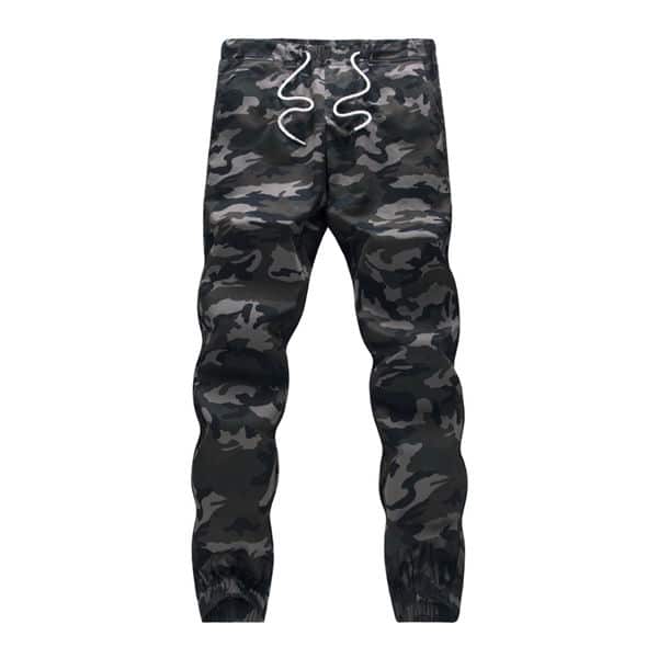 Jogger Pants for Men with Camouflage Prints - Blue Force Sports