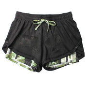 Women's Breathable Fitness Shorts - Blue Force Sports