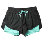 Women's Breathable Fitness Shorts - Blue Force Sports