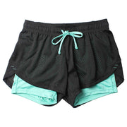 Women's Breathable Fitness Shorts - Blue Force Sports