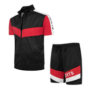 Men's Zipper Loose Sportsuit - Blue Force Sports