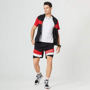 Men's Zipper Loose Sportsuit - Blue Force Sports