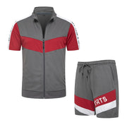 Men's Zipper Loose Sportsuit - Blue Force Sports