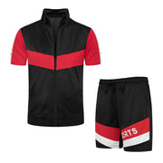 Men's Zipper Loose Sportsuit - Blue Force Sports