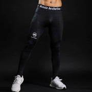 Men's Compression Tight Leggings for Running - Blue Force Sports