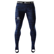 Men's Compression Tight Leggings for Running - Blue Force Sports