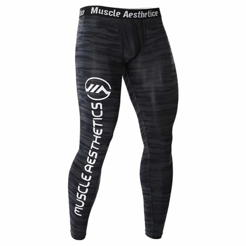Men's Compression Tight Leggings for Running - Blue Force Sports