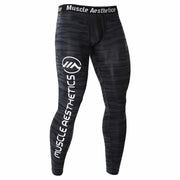 Men's Compression Tight Leggings for Running - Blue Force Sports