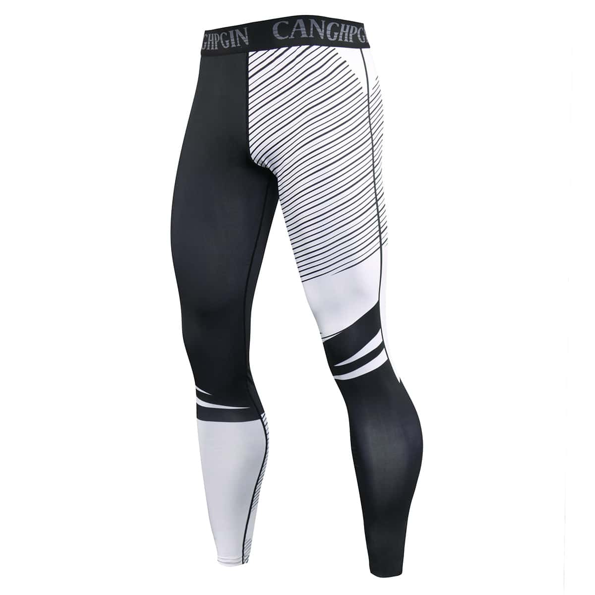 Men's Compression Tight Leggings for Running - Blue Force Sports