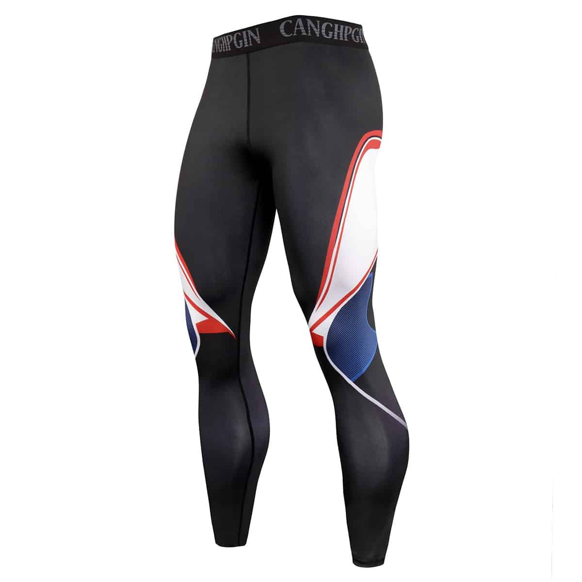 Men's Compression Tight Leggings for Running - Blue Force Sports