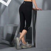 Women's  High Waist Sport Capris - Blue Force Sports