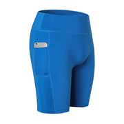 Cute Comfortable Breathable Elastic Sports Women's Shorts - Blue Force Sports