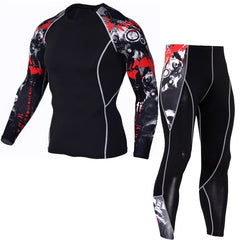 (Running Set) Men's Compression Tight Suit