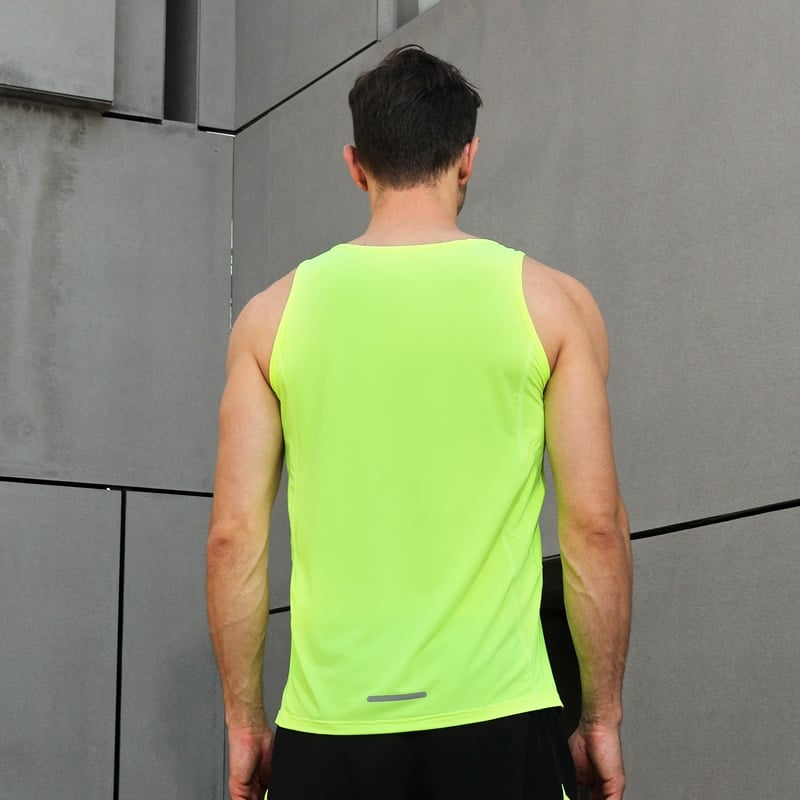 Men's Striped Detail Sports Tank Top - Blue Force Sports
