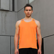 Men's Striped Detail Sports Tank Top - Blue Force Sports