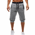 Comfortable Knee-Length Elastic Cotton Men’s Joggers - Blue Force Sports