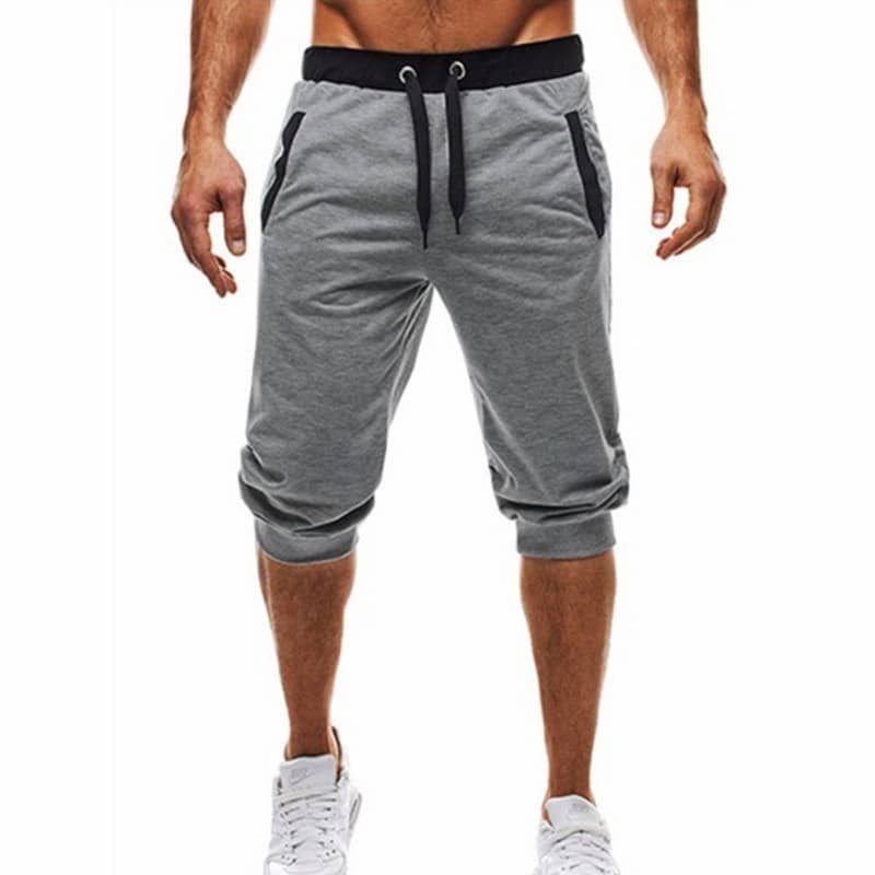 Comfortable Knee-Length Elastic Cotton Men’s Joggers - Blue Force Sports