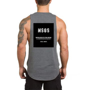 Men's Training Vest Top - Blue Force Sports