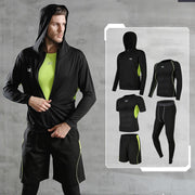 Men's Compression 5 pcs Set - Blue Force Sports
