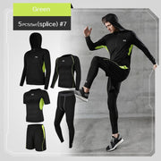 Men's Compression 5 pcs Set - Blue Force Sports