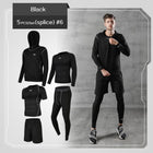 Men's Compression 5 pcs Set - Blue Force Sports