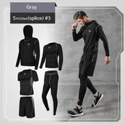 Men's Compression 5 pcs Set - Blue Force Sports