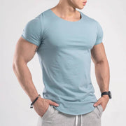 Men's Polyester / Cotton T-Shirt - Blue Force Sports