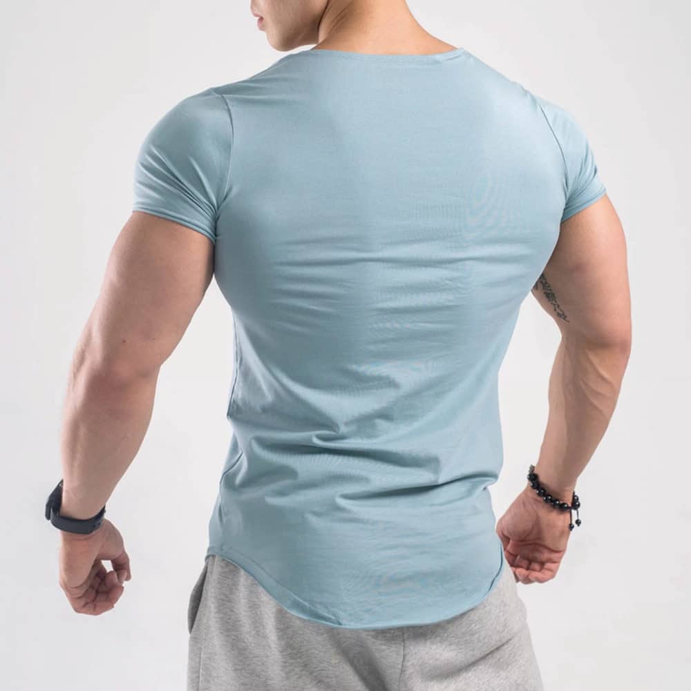 Men's Polyester / Cotton T-Shirt - Blue Force Sports