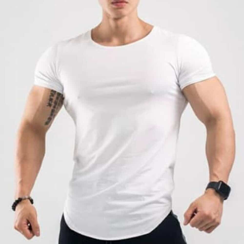 Men's Polyester / Cotton T-Shirt - Blue Force Sports