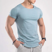 Men's Polyester / Cotton T-Shirt - Blue Force Sports