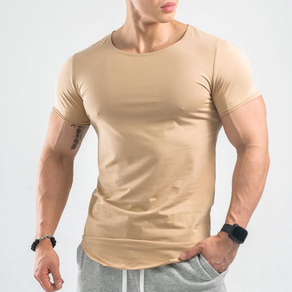 Men's Polyester / Cotton T-Shirt - Blue Force Sports