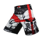Men's Skull Picture Black Cotton Shorts - Blue Force Sports