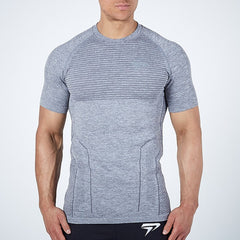 Men's Compression Quick Dry Sport T-Shirt - Blue Force Sports
