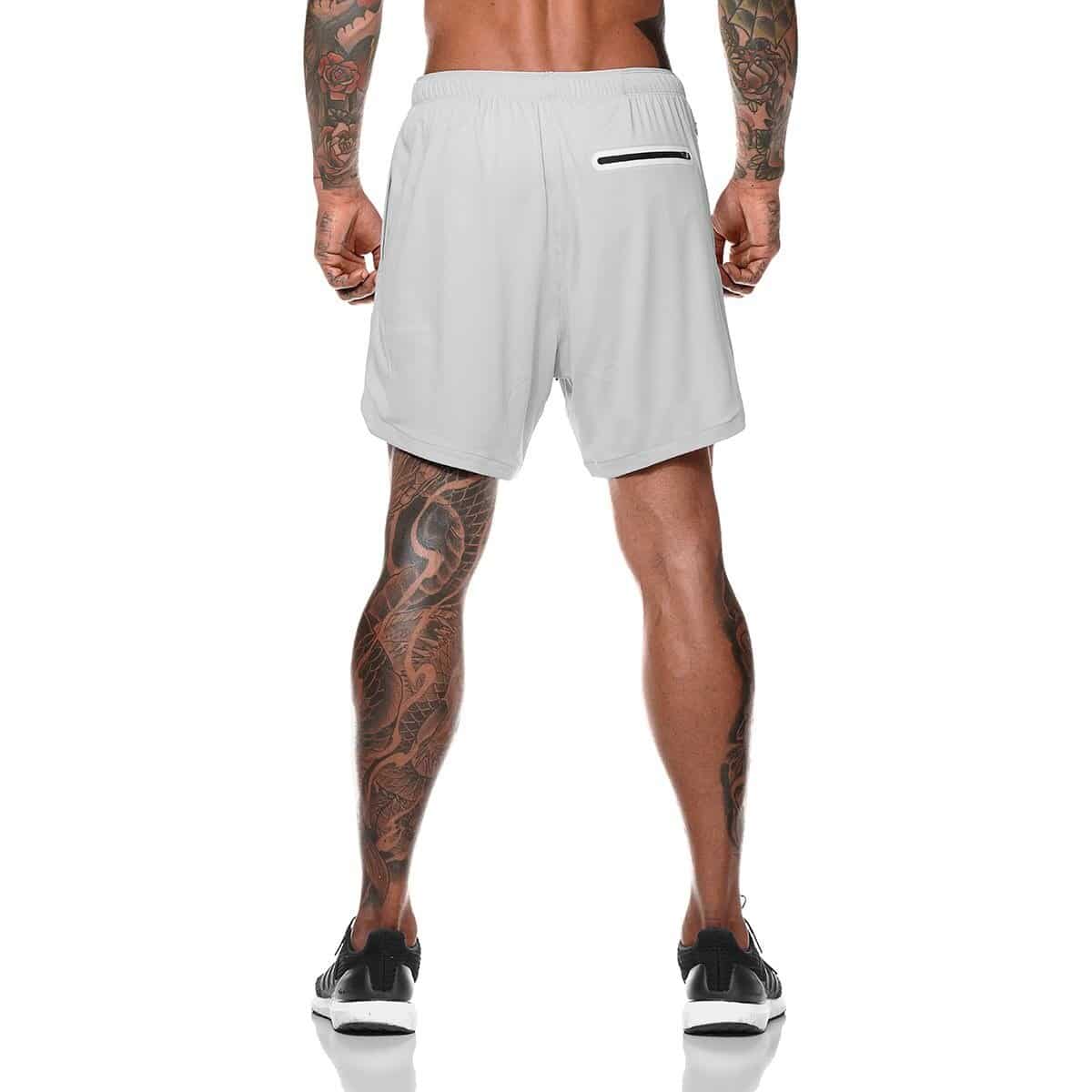 Cotton / Polyester Men's Gym Shorts - Blue Force Sports
