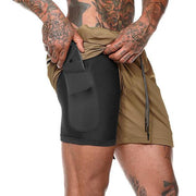 Cotton / Polyester Men's Gym Shorts - Blue Force Sports