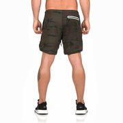 Cotton / Polyester Men's Gym Shorts - Blue Force Sports