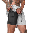 Cotton / Polyester Men's Gym Shorts - Blue Force Sports