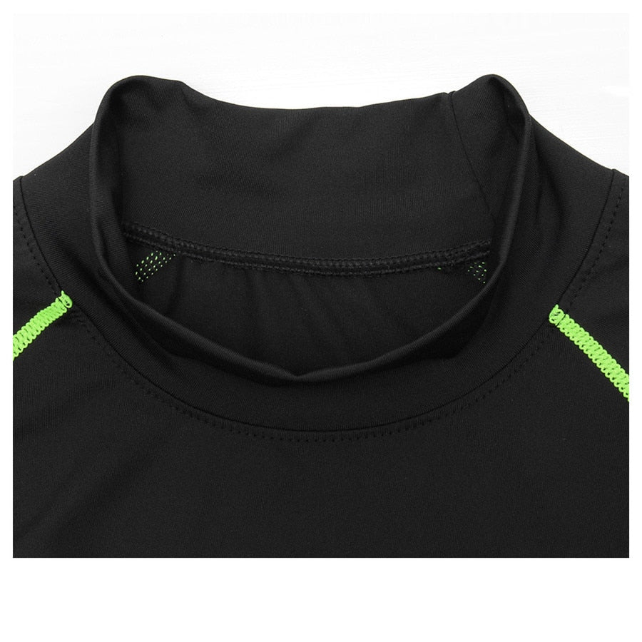 Men's Long Sleeve Sport Compression Shirt - Blue Force Sports