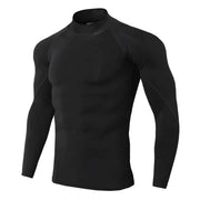 Men's Long Sleeve Sport Compression Shirt - Blue Force Sports